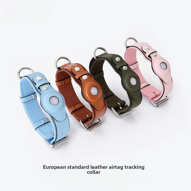 Pet Collar Adjustable Dog Leash Collar Medium Large Dog Accessories Pet Supplies - Xmaker