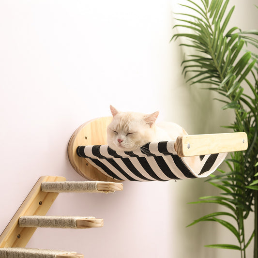 Wall Type Solid Wood Sisal Column Cat Scratching Board Toys - Xmaker