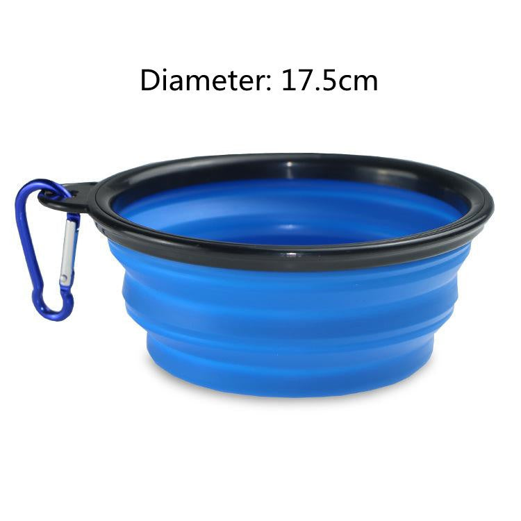 Folded Silicone Pet Dog Bowl - Xmaker