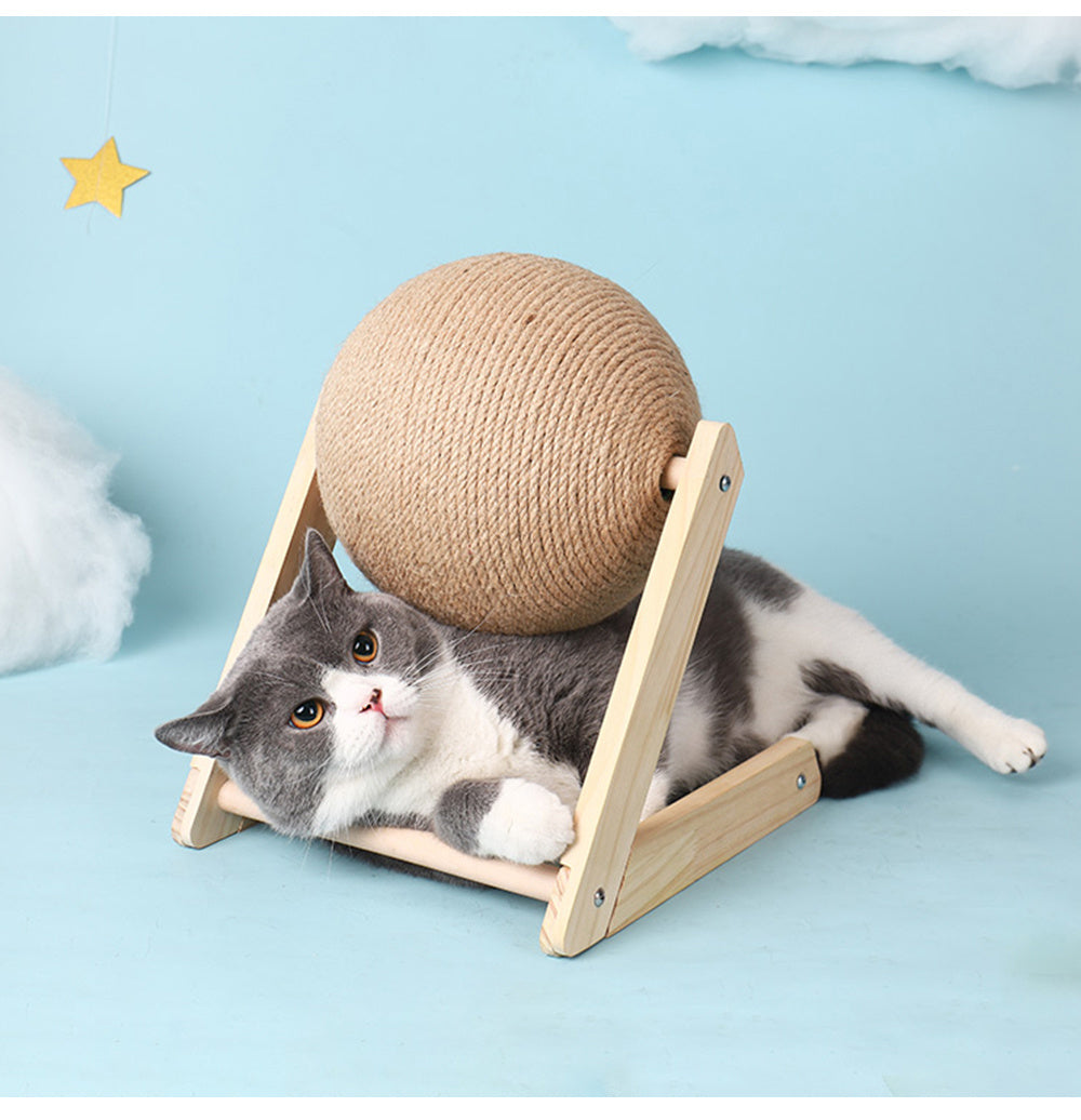 Professional Vertical Cat Toy Sisal Cat Catching Ball - Xmaker