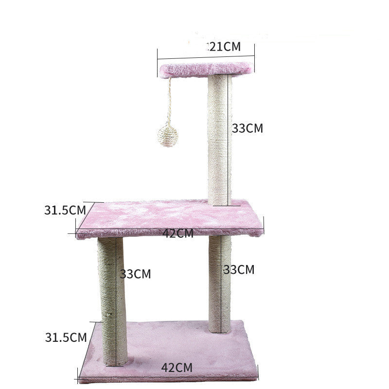 Cat Climbing Frame Litter Tree Integrated Grab - Xmaker