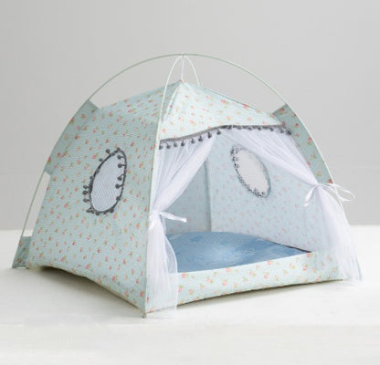 Cat Tent Cat Cat House Enclosed Pet Bed - Xmaker