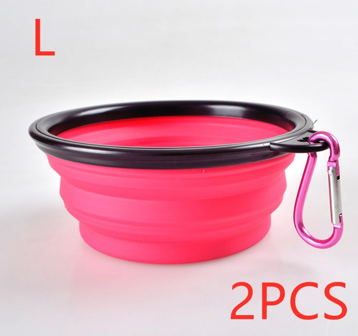 Folded Silicone Pet Dog Bowl - Xmaker