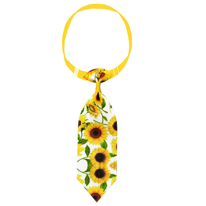 Sunflower Pet Tie Summer Collar Decoration - Xmaker