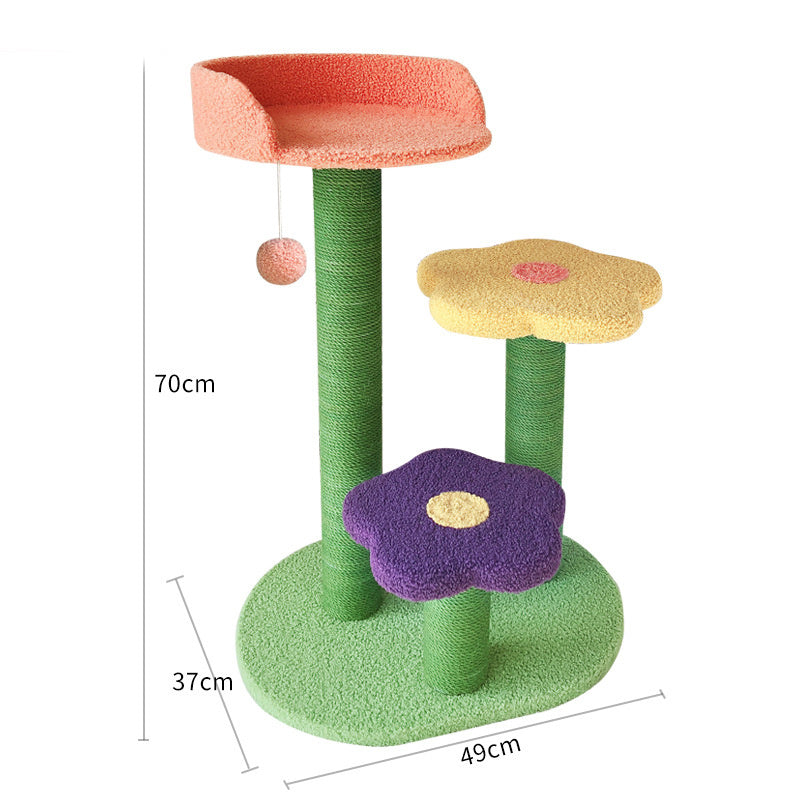 Cat Tower  Cat Scratch Board Wear-resistant Cat Climbing Tree - Xmaker