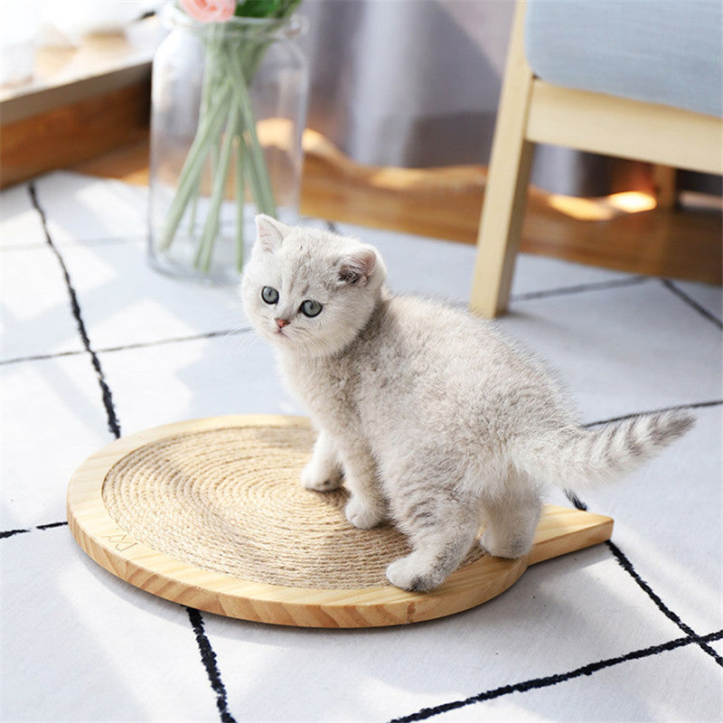 Cat Scratcher Board Scratching Post Mat Wall Mounted Scratcher Pad with Suction Cup Toy Cat Claws Care Toys - Xmaker