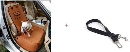 Retro Dual-purpose Pet Car Mat Front Seat Cushion - Xmaker