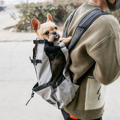 Pet Dog Carrier Bag Carrier For Dogs Backpack Out Double Shoulder Portable Travel Backpack Outdoor Dog Carrier Bag Travel - Xmaker