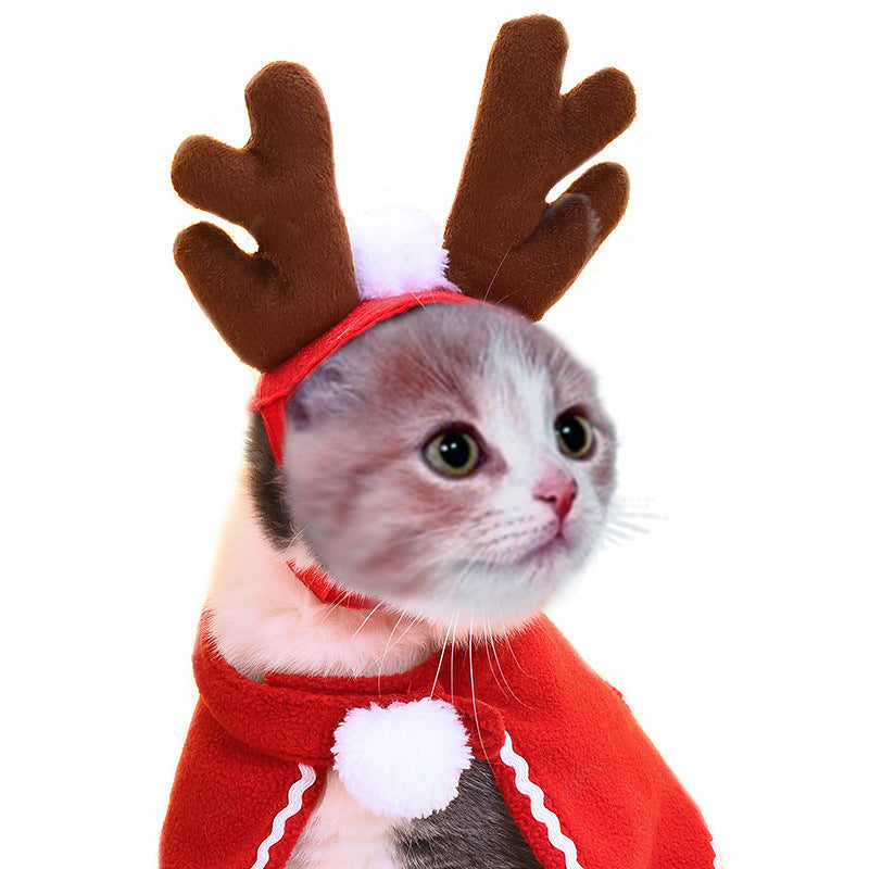 Funny Pet Dog Cat  Costume Warm Hat Photo Props Headwear - Xmaker