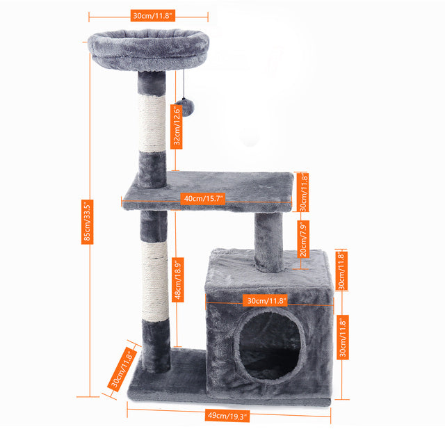 Pet Cat Toy Condo Cat Climbing Tower Multi-layer - Xmaker