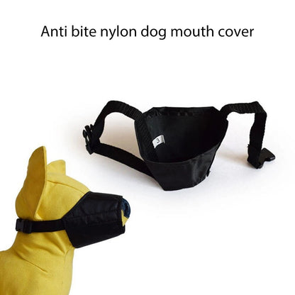 Dog Muzzle - Adjustable Soft Breathable Tribal Nylon Dog Mouth Guard Cover For Small, Medium And Large Dogs, Anti Chewing, Barking & Biting - Xmaker