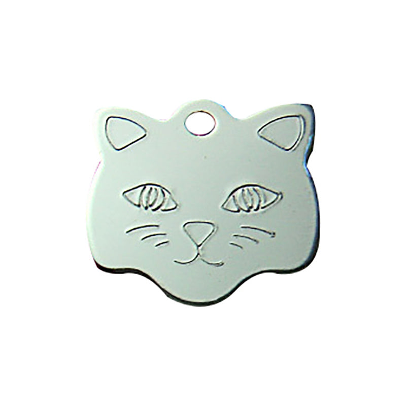 Cat head alumina pet tag - Xmaker