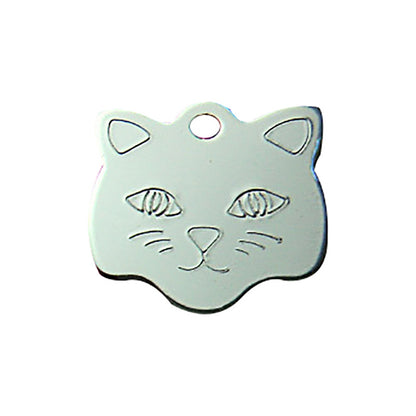 Cat head alumina pet tag - Xmaker