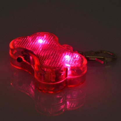 LED Dog Bone Shape ID Tag Pet Safety Collar Pendant - Xmaker