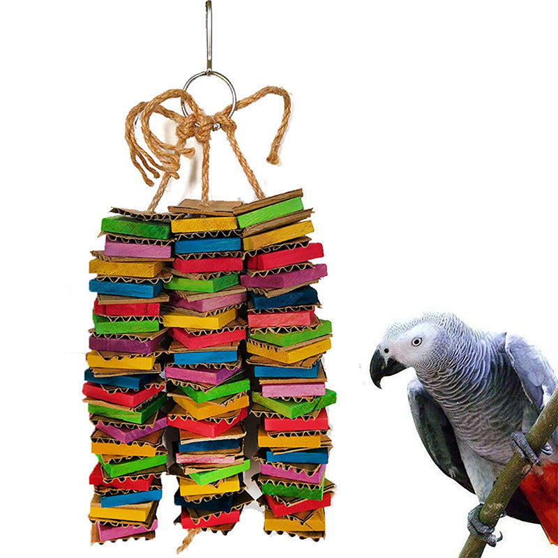 Parrot Gnawing Toy Building Blocks Destroyed - Xmaker