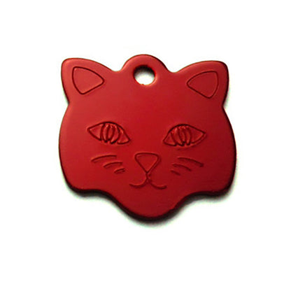 Cat head alumina pet tag - Xmaker