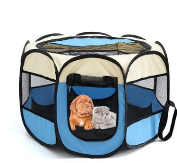 Fast folding octagonal pet fence, 600D Oxford cloth, waterproof and catching cat, dog cage, pet cage - Xmaker