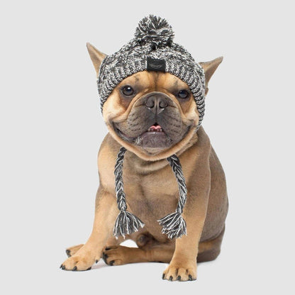 Winter Dog Hat Windproof Fluffy Knitted Polar Pom Hat - Xmaker