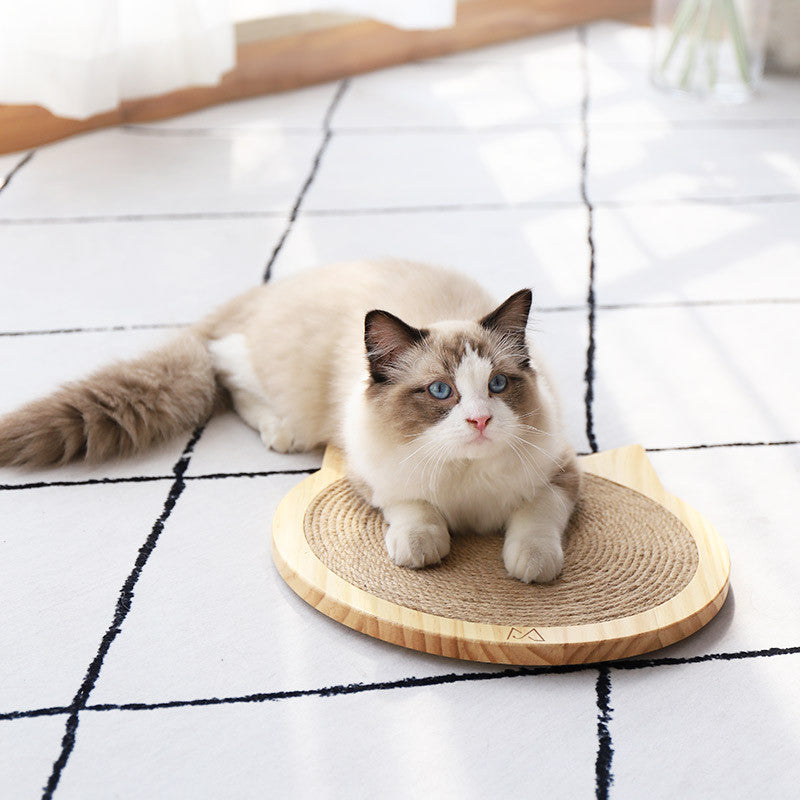 Cat Scratcher Board Scratching Post Mat Wall Mounted Scratcher Pad with Suction Cup Toy Cat Claws Care Toys - Xmaker