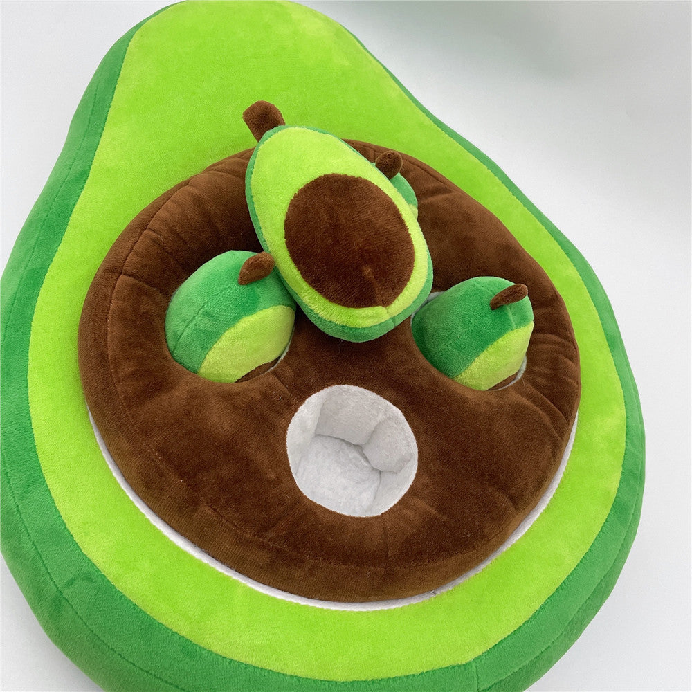 Fruit And Vegetable Field Avocado Doll Plush - Xmaker