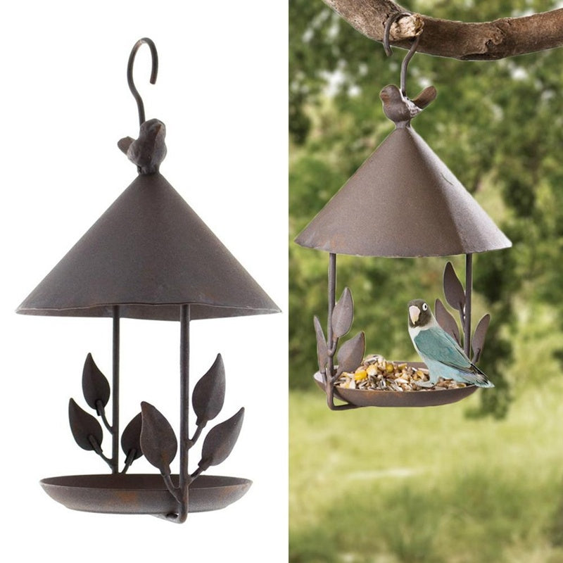 American made old wrought iron bird feeder - Xmaker