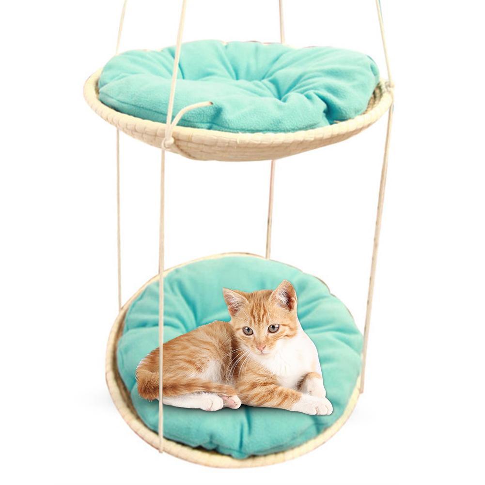 Straw cat hammock cat climbing frame cat nest - Xmaker