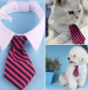 Pet bow tie tie child baby tie cartoon print small tie spot wholesale dog tie - Xmaker