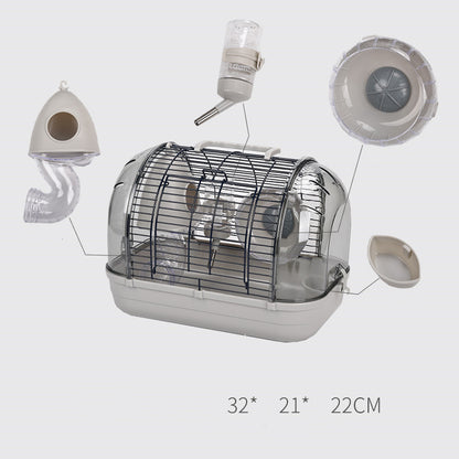 Hamster Cage Transparent Base viewing Cage - Xmaker