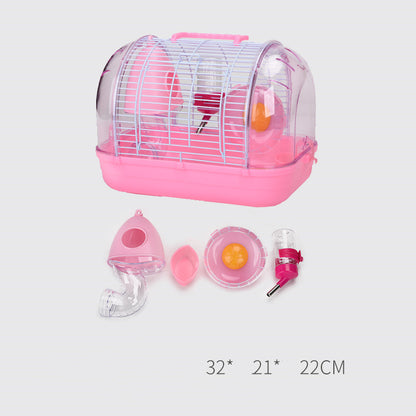 Hamster Cage Transparent Base viewing Cage - Xmaker