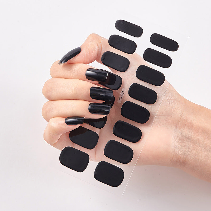 Waterproof and Long Lasting Nail Stickers Letter Color Nail Stickers Full Stickers - Xmaker