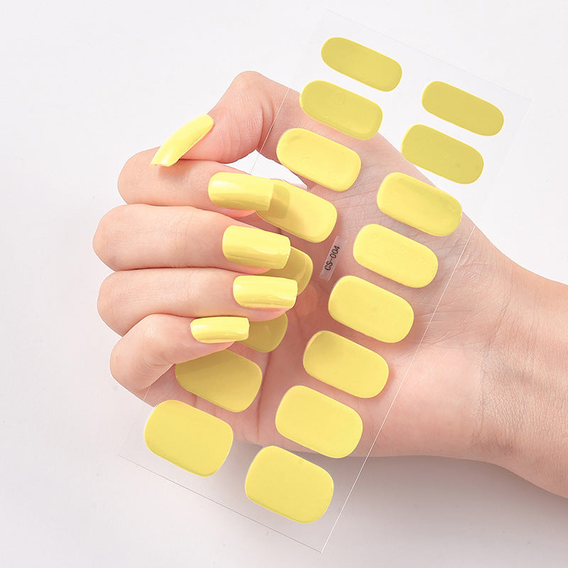 Waterproof and Long Lasting Nail Stickers Letter Color Nail Stickers Full Stickers - Xmaker