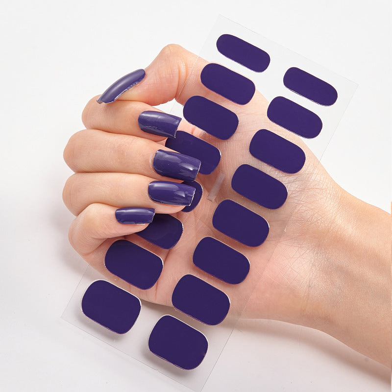 Waterproof and Long Lasting Nail Stickers Letter Color Nail Stickers Full Stickers - Xmaker