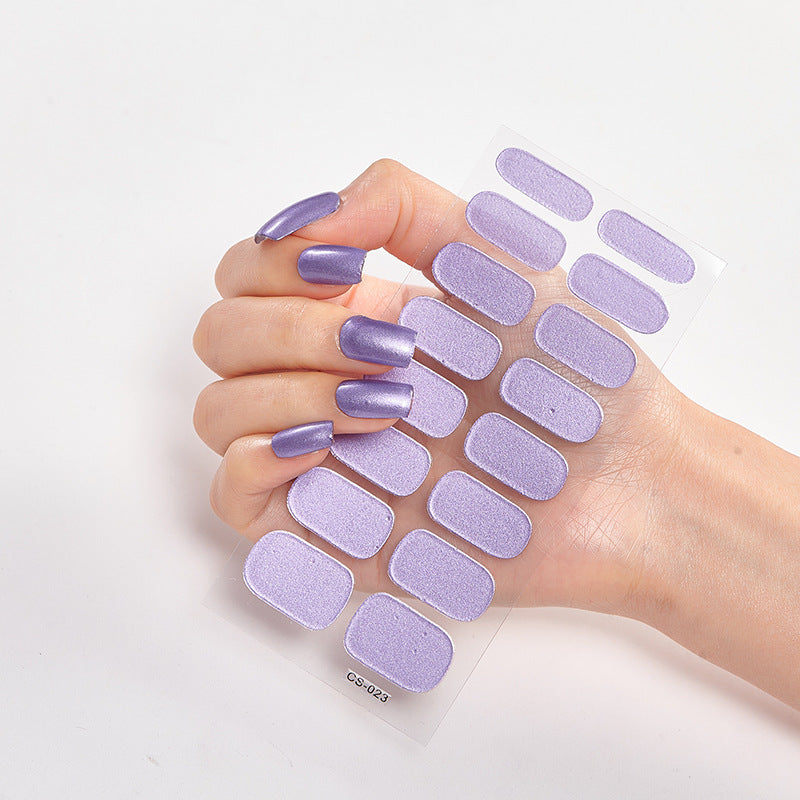 Waterproof and Long Lasting Nail Stickers Letter Color Nail Stickers Full Stickers - Xmaker