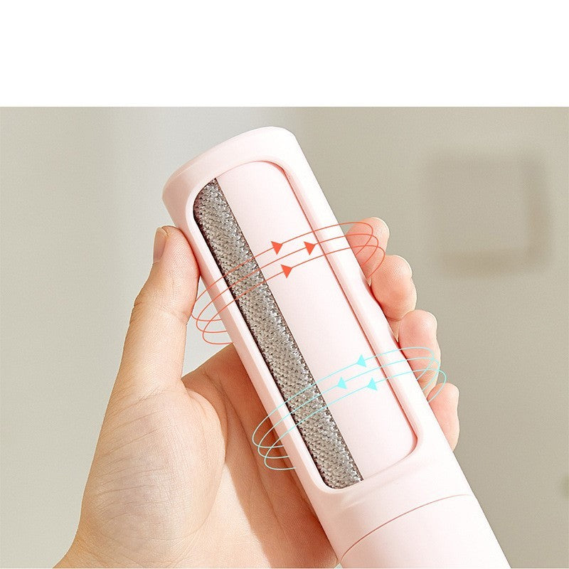 2-1 Reusable Pet Hair Remover Brush Lint Roller Portable Effective Self Cleaning Tool for Cat Dog Fur Hair Dust Removal Brush - Xmaker