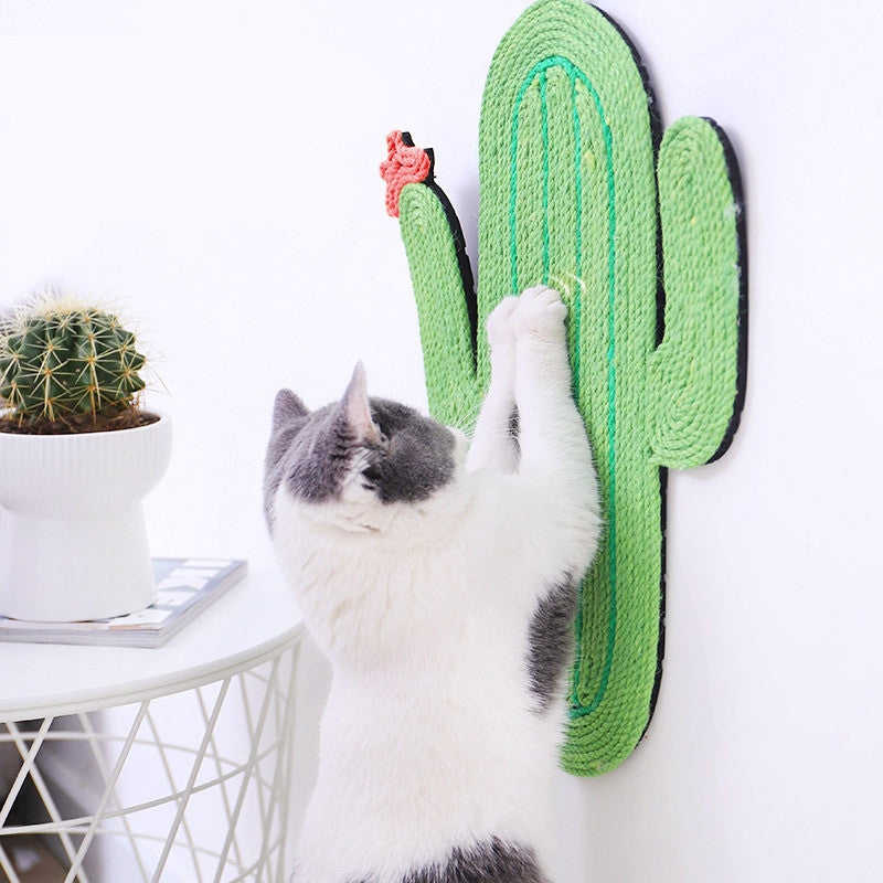 Cactus Cat Scratch Pad Sisal Mat Wear-Resistant And Non-Dandruff Protection Sofa Anti-Cat Scratch - Xmaker