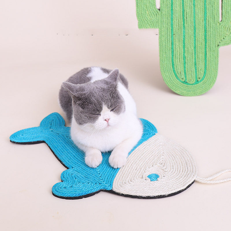 Cactus Cat Scratch Pad Sisal Mat Wear-Resistant And Non-Dandruff Protection Sofa Anti-Cat Scratch - Xmaker