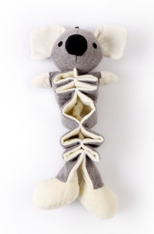 Plush Toy Dog Pet Toy Kangaroo Koala Hippo Cotton And Linen Toy - Xmaker