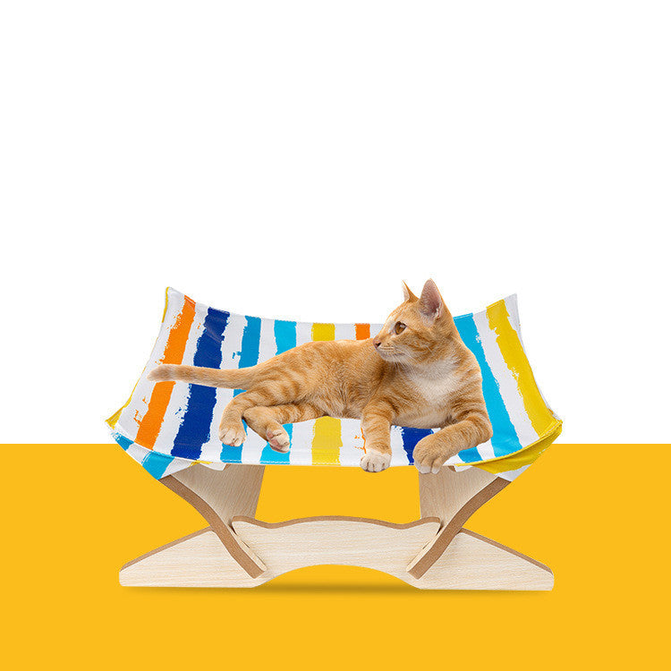 Pet Wooden Cat Hammock - Xmaker