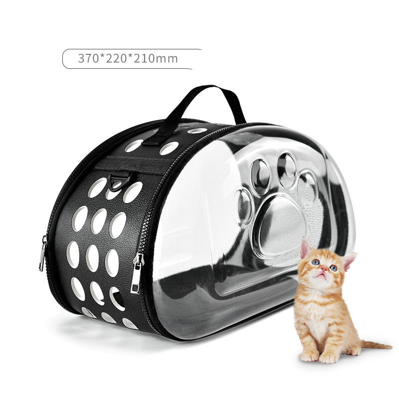 Foldable Cat Bag Breathable Portable Pet Carrier Bag Outdoor Travel Handbag for Cat Dog - Xmaker