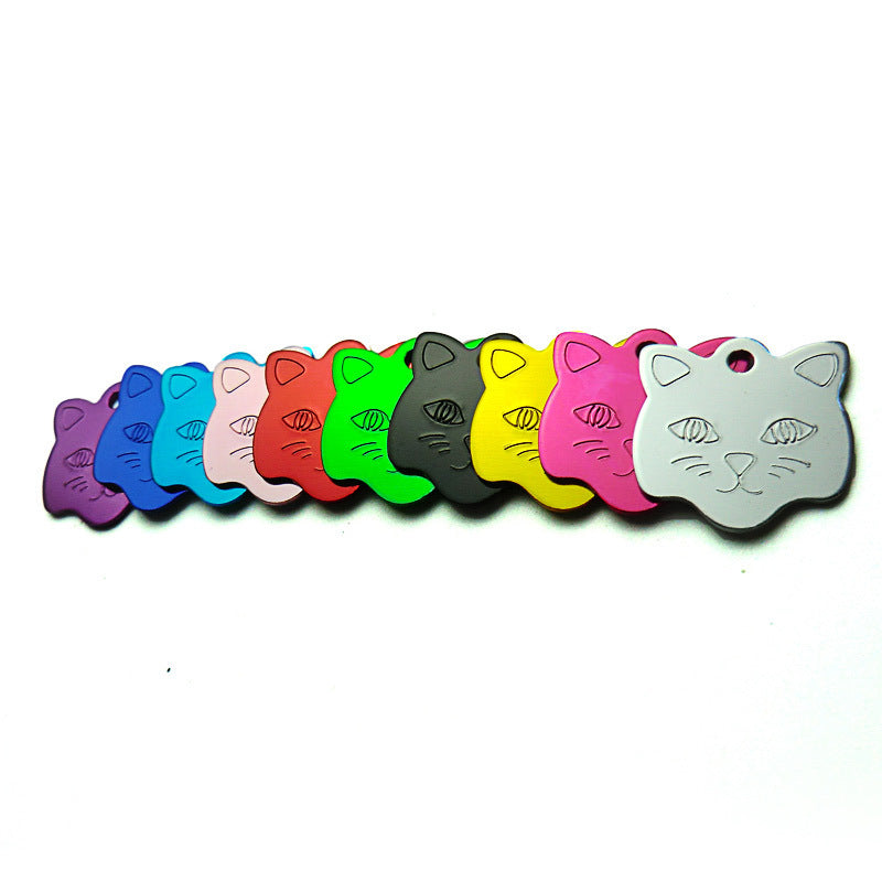 Cat head alumina pet tag - Xmaker