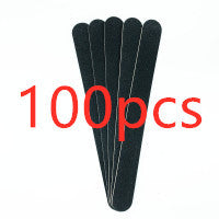 Black Veneer Nail Rubbing Strips Manicure Tool