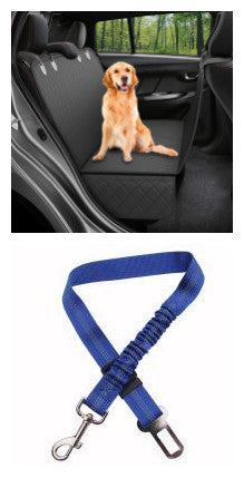 Dog Car Seat Cover View Mesh Pet Carrier Hammock Safety Protector Car Rear Back Seat Mat With Zipper And Pocket For Travel - Xmaker