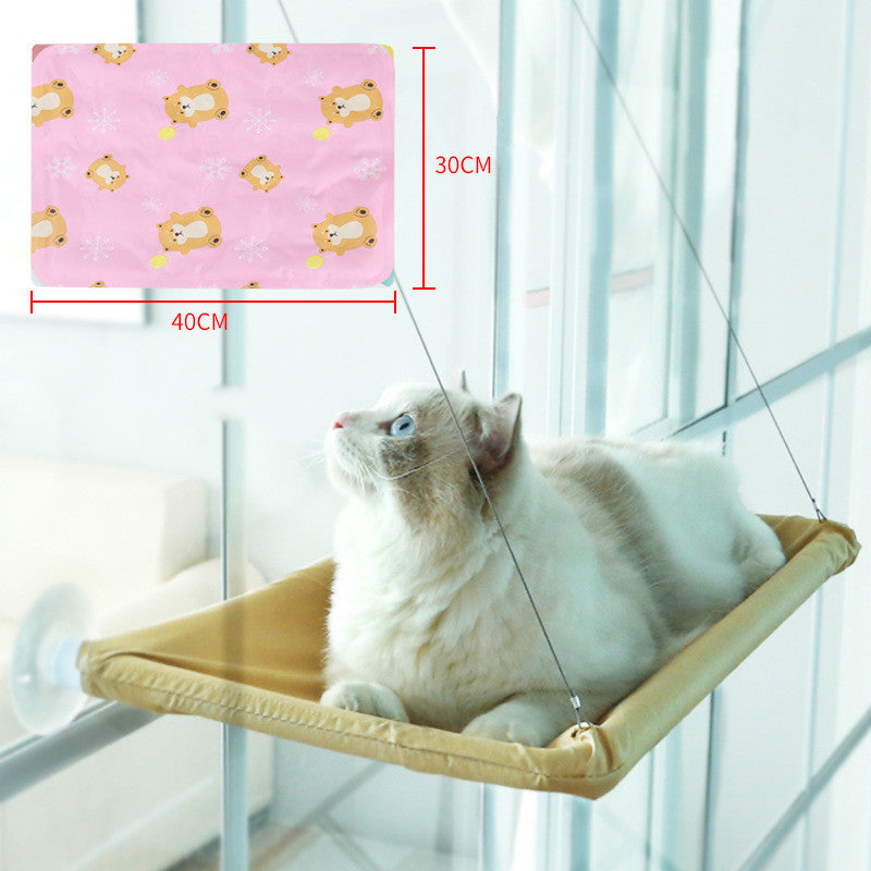 Suction Cup Hanging Bed For Summer Sunbathing Swing Cat Supplies - Xmaker