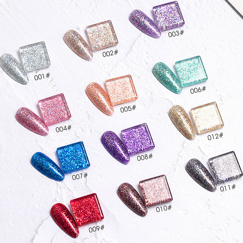 Flash Nail Polish Super Flash Micro Diamond Nail Shop Special Sequins - Xmaker