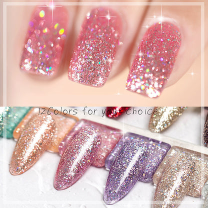 Flash Nail Polish Super Flash Micro Diamond Nail Shop Special Sequins - Xmaker