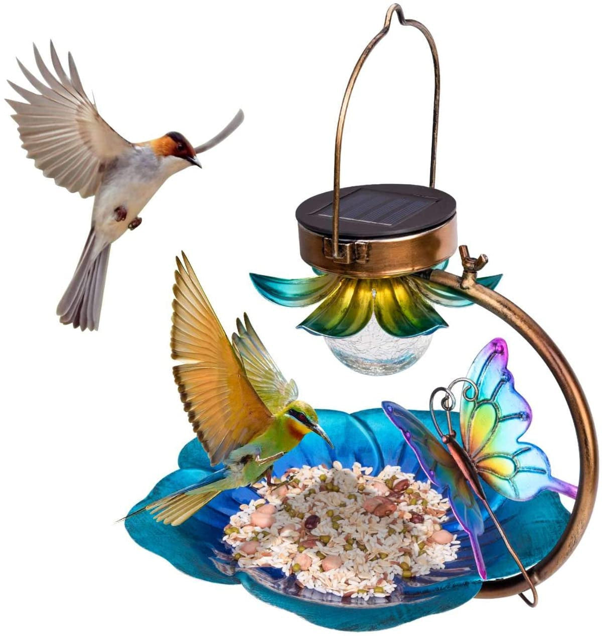 Solar Crack Ball Bird Feeder - Xmaker