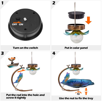 Solar Crack Ball Bird Feeder - Xmaker