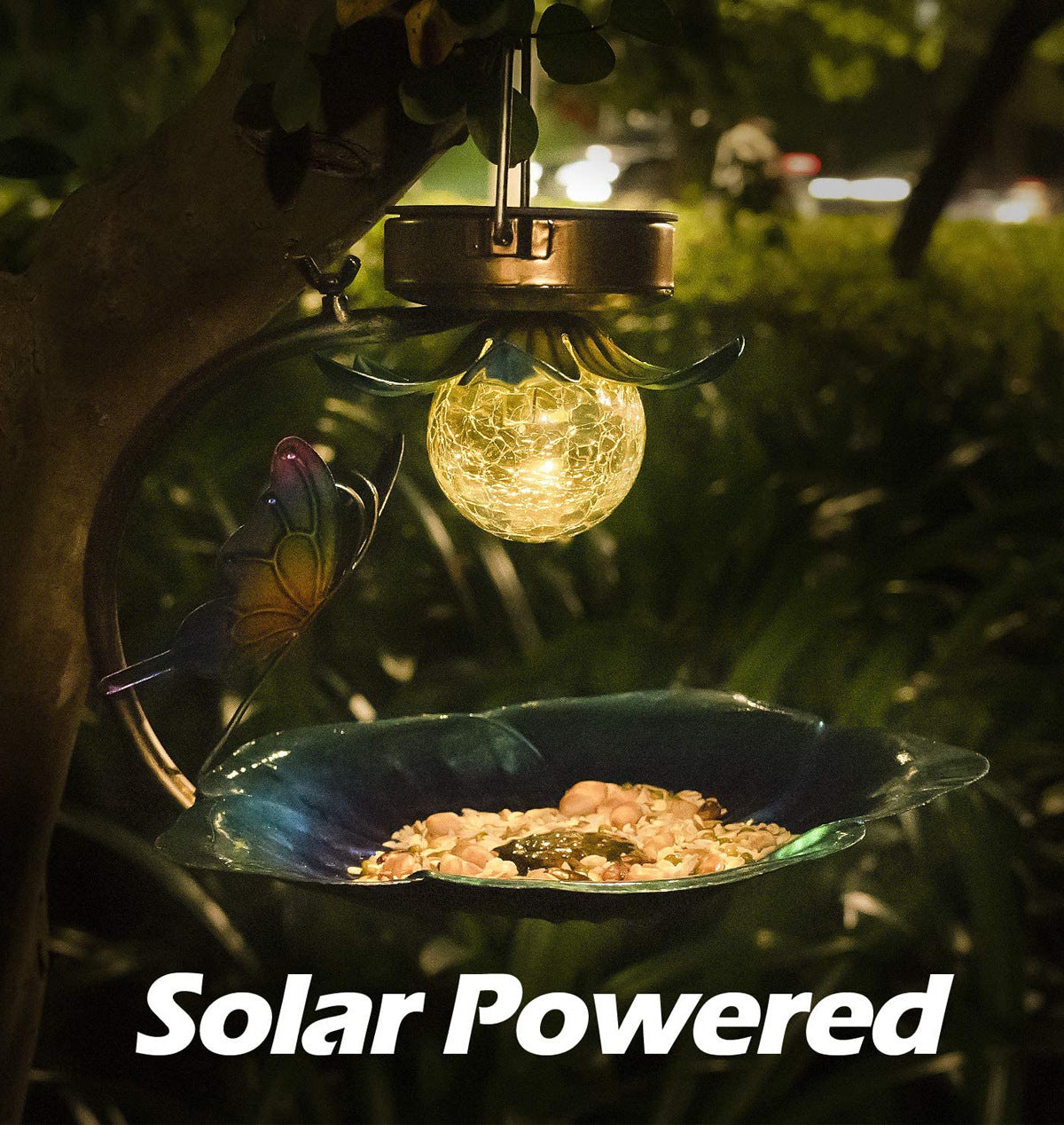 Solar Crack Ball Bird Feeder - Xmaker