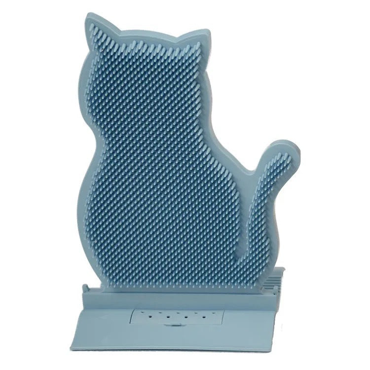 Cat Self Massage Brush Grooming Toy with Catnip Wall Corner Cat Self Groomer Shed Hair Removal Comb Cat Itching Brush Massage - Xmaker