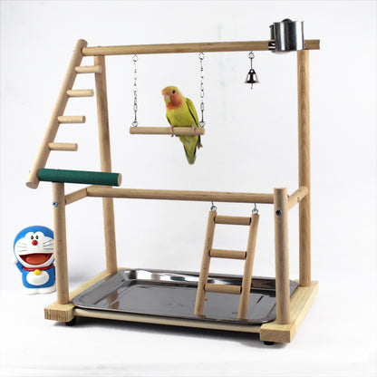 Bird Stand Desktop Training Cockatiel Playground Bird Toy Swing Climbing Ladder Bird Gear Supplies - Xmaker